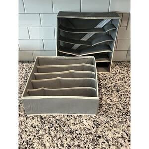 DIMJ Bra Organizer for Closet 2 Packs Large Bra Drawer Organizers for Clothing